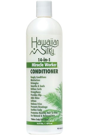 [Hawaiian Silky-box#70] Miracle Worker 14 in1 Conditioner(16oz)