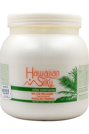 [Hawaiian Silky-box#75] No Lye Relaxer Jar (4Lb) -Reg