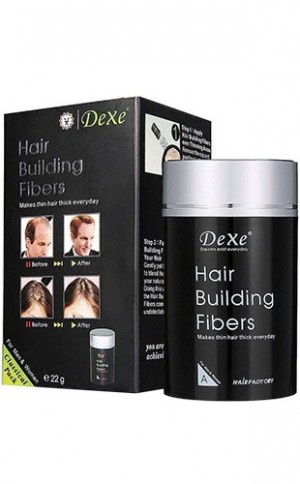 [Dexe-box#6] Hair Building Fibers-Black/ D. Brown/L Brown(22g)
