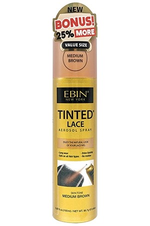 [Ebin-box#76] Tinted Lace Spray(150ml)-Medium Brown