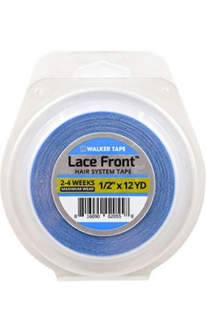 [Walker Tape-box#53] Lace Front Support Tape - Blue Liner [1/2"X12yrds]