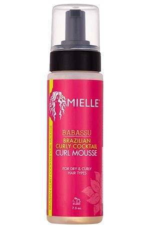 [Mielle Organics-box#22] Babassu Brazilian Styling Mousse(7.5oz)