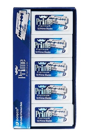 [Dorco-#STP-301] Prime Platinum Double Edge Blades (Blue box) -pk