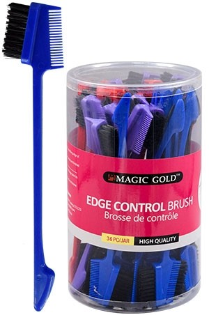 Magic Gold Edge Control Brush #BHG98888(36pc/jar) - jar