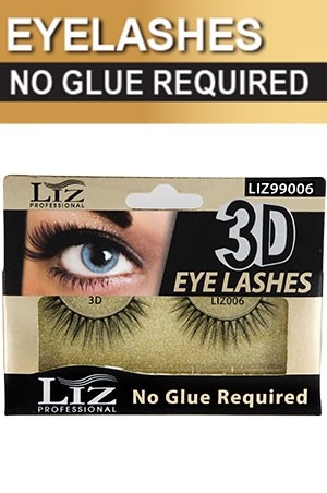[LIZ] EYELASHES 3D #LIZ99006 (No Glue Required)