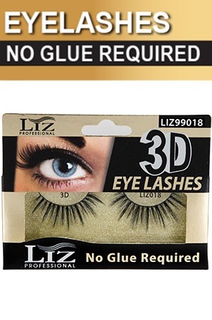 [LIZ] EYELASHES 3D #LIZ99018 (No Glue Required)