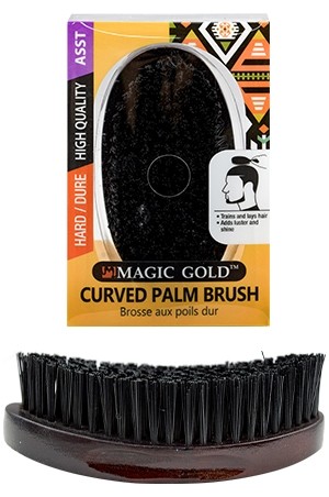 [Magic Gold-#99805] Palm Brush-Curved[Hard] -pc