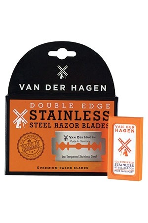 [Van Der Hagen-box#2] Stainless Razer Blades(5 razer/pk)
