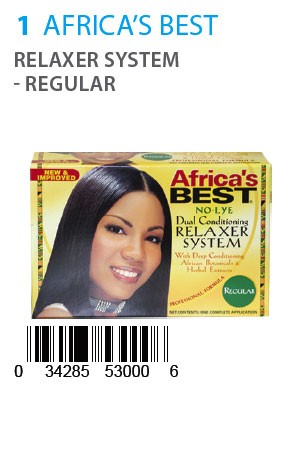 [Africa's Best-box#1] No-Lye Relaxer Kit - Regular