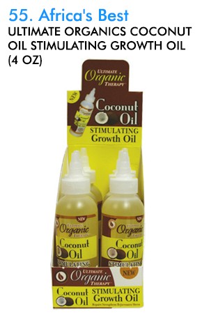 [Africa's Best-box#55] Ultimate Organics Coconut Oil Stimulating Growth Oil (4 oz)