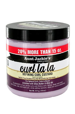 [Aunt Jackie's-box#4B] Definging Curl Custard -Bonus (18 oz)