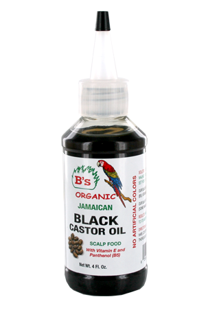 [B's Organic-box#6] Black Caster Oil_Scalp Food (4oz)