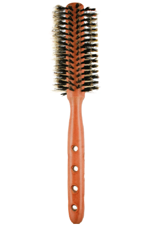 [LIZ] Boar Bristles Wooden Brush 0.7"#BR3252 -pc