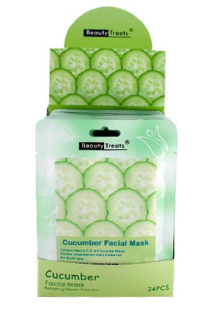 [Beauty Treats-box#61] Facial Mask (Cucumber)[BTS203C] -pc