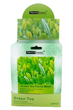 [Beauty Treats-box#62] Facial Mask (Green Tea)[BTS203G] -pc