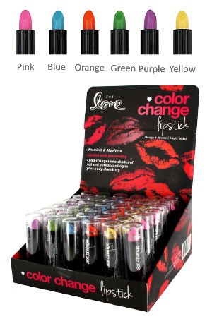 [BTS530-box#65] 2N1 Love Color Change Lipstick (36/display)
