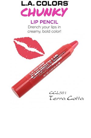 L.A. Colors Chunky Lip Pencil #CCL581 Terra Cotta