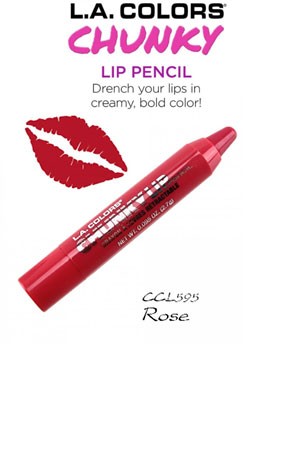 L.A. Colors Chunky Lip Pencil #CCL595 Rose