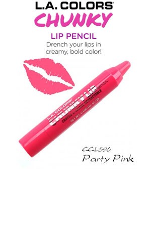 L.A. Colors Chunky Lip Pencil #CCL596 Party Pink