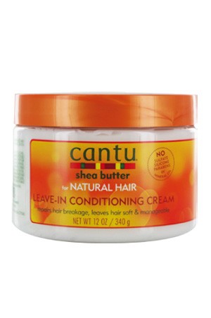 [Cantu-box#26] Shea Butter Natural Hair Leave In Conditioning Cream (12 oz)