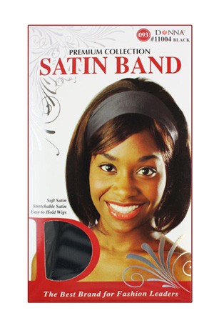 [Donna-#11004] Satin Band (Black) -dz