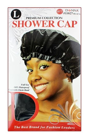 [Donna-#11027] Large Shower Cap (Black) -dz