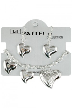 ENST631S  - T&T Pastel  - Bracelet & Earring