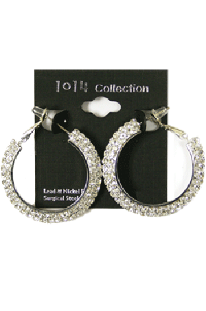 1014 Collection Earring  - #RS4 (Silver) -pc