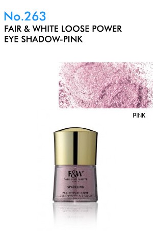 [No.263-box#6] Fair & White Loose Power Eye Shadow-Pink [0.16oz]