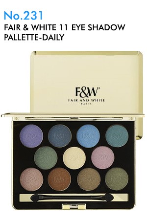 [No.231-box#1] Fair & White 11 Eye Shadow Pallette-Daily [0.1oz]
