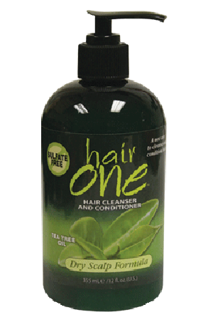 [Hair One-box#5] Hair Cleanser & Conditioner Tea Tree Dry Scalp Formula (12oz)
