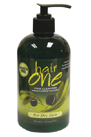 [Hair One-box#3] Hair Cleanser & Conditioner Olive Oil for Dry Hair (12oz)