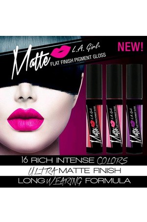 [L.A.Girl] Matte Pigment Lipgloss (5 g/0.17 oz) -pc
