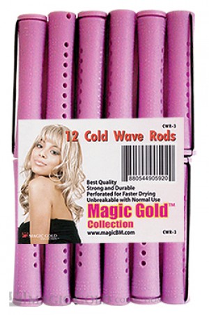Magic Gold Cold Wave Rods [Long 11/16" Orchid] #CWR-3 -dz