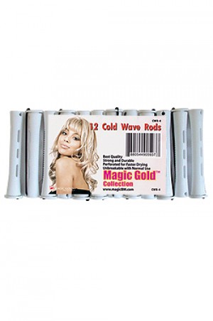 Magic Gold Cold Wave Rods [Long 9/16" White] #CWR-4 -dz