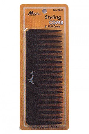 [Magic-#2437] 6" Fluff Wide Comb Item -dz