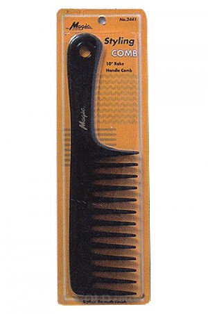 [Magic-#2441/#7580] 10" Rake Handle Comb -dz