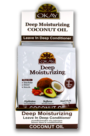 [Okay-box#47] Coconut Oil Leave-in Deep Conditioner [1.5oz/12pk/dp