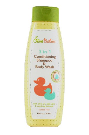 [Olive Babies-box#2] 3N1 Conditioning Shampoo & Body Wash (14 oz)