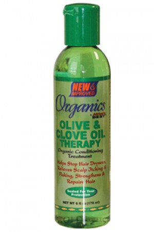 [Africa's Best-box#35] Organics Olive & Clove Oil Therapy (6 oz)