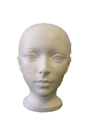 Display Mannequin #PPQ6S FOAM HEAD