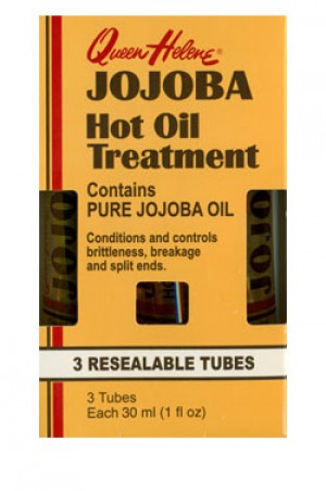 [Queen Helene-box#54] Jojoba Hot Oil Treatment (1 oz, 3 Resealable Tubes)