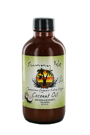 [Sunny Isle Jamaican Black Castor Oil-box#17] Organic Coconut Oil (4oz)