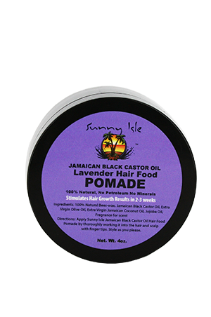 [Sunny Isle Jamaican Black Castor Oil-box#18] BCO Hair Pomade [Lavender] (4oz)