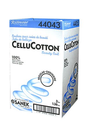 [Sanek-#44043] Cellu Cotton Beauty Coil -100% Raon Fiber -Regular (3 lbs) -bx