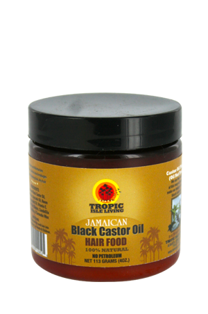 [Tropic Isle Living-box#6] Jamaican Black Castor Oil Hair Food (4oz)