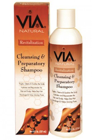 [Via Natural-box#29] Cleansing Preparatory Shampoo -8oz