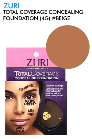 [ZURI-box#6] Total Coverage Concealing Foundation(4g) #Beige