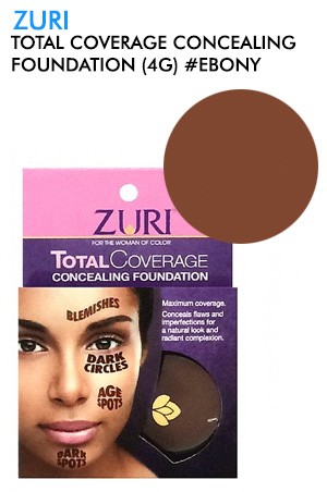 [ZURI-box#6] Total Coverage Concealing Foundation(4g) #Ebony