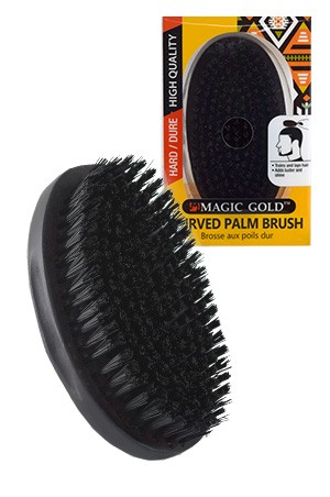 [#6812] Magic Gold Hard Curved Palm Brush  -pc